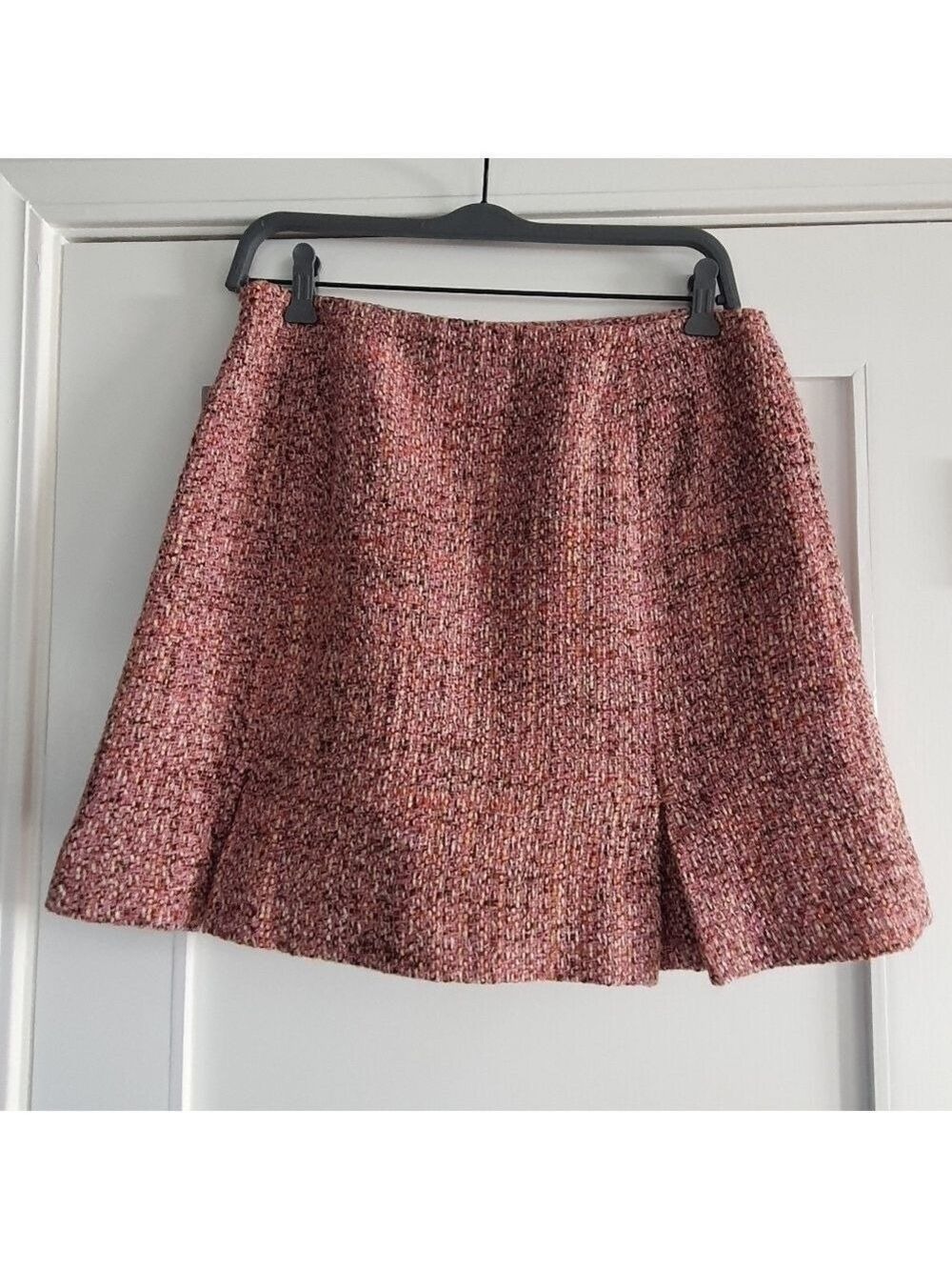 Neiman Marcus Exclusive Pink Tweed Mini Skirt Womens 10 Pink Multi